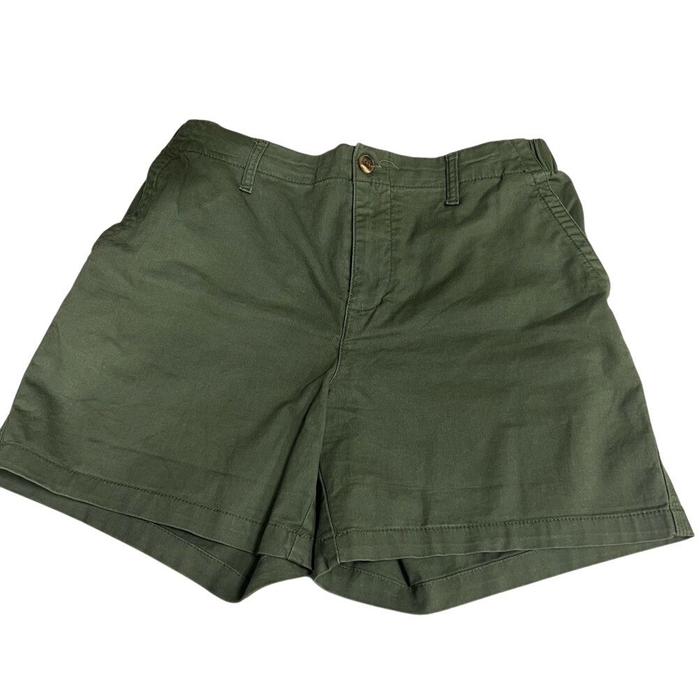 OLD NAVY Forest Green Women's Bermudas Everyday Shorts Size Medium
